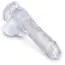 Фаллоимитатор King Cock Clear 6 Cock With Balls, прозрачный - Фото №5