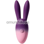 Клиторальный вибратор Univibe Lune Rabbit Gentle Wave, розово-фиолетовый - Фото №1