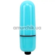 Кліторальний вібратор My First Mini Love Bullet Blue, блакитний - Фото №1