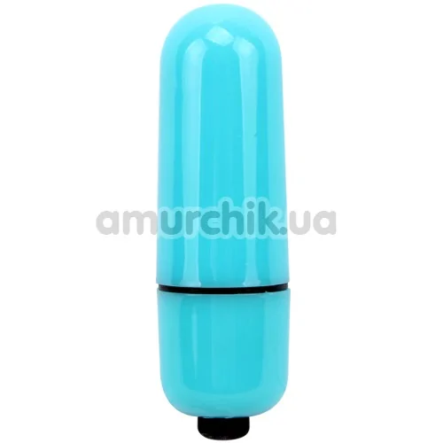 Кліторальний вібратор My First Mini Love Bullet Blue, блакитний - Фото №1
