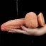 Фаллоимитатор Dual-Layered Silicone Nature Cock LV411014, светло-телесный - Фото №18