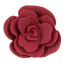 Анальна пробка Silicone Rose Butt Plug, червона - Фото №4