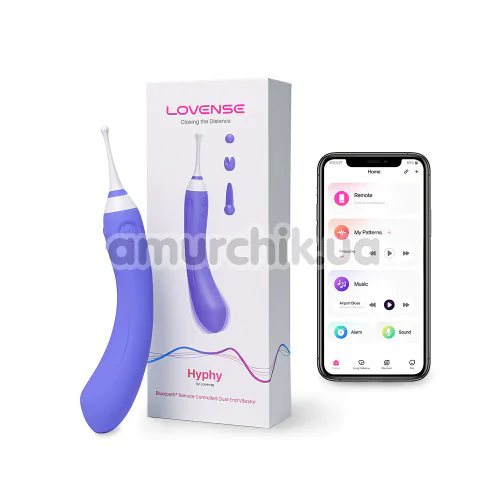 Вібратор для точки G і клітора Lovense Hyphy, фіолетовий