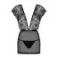 Комплект Obsessive Merossa Chemise, чёрный: пеньюар + трусики-стринги - Фото №3