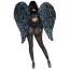 Крила Leg Avenue Deluxe Feather Wings, чорні - Фото №4