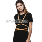 Портупея Bijoux Indiscrets Maze Multi-Way Body Harness, коричнева - Фото №1