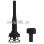 Інтимний душ Black Mont Tapered Silicone Enema Attachment 4.4, чорний - Фото №1