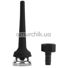 Интимный душ Black Mont Tapered Silicone Enema Attachment 4.4, черный - Фото №1