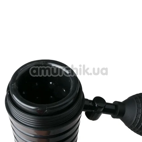 Вакуумний мастурбатор з вібрацією Pussy to go Vibrating Cum-Shuttle