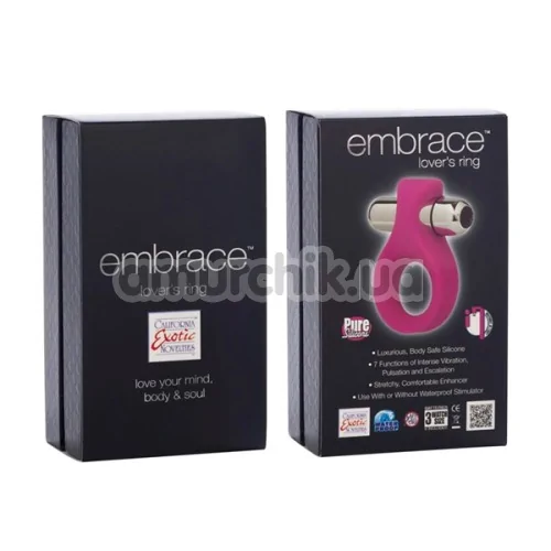 Віброкільце Embrace Lovers Ring, рожеве