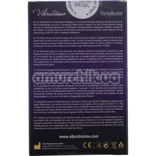 Кліторальний вібратор Amor Vibratissimo Panty Buster, фіолетовий