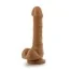 Фаллоимитатор Dr. Skin Realistic Cock Stud Basic 7, коричневый - Фото №2
