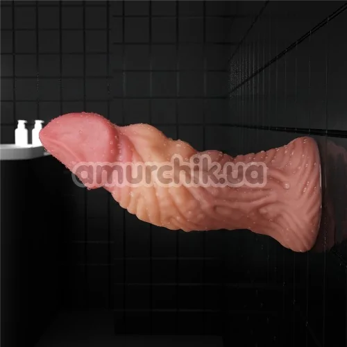 Фалоімітатор Dual-Layered Silicone Nature Cock LV411017, коричневий