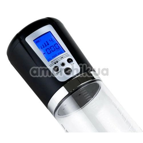 Вакуумная помпа Virgite Pump It Up Penis Pump Men Automatic Usb Viewer, прозрачная