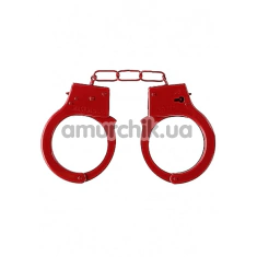 Наручники Ouch! Beginner's Handcuffs, красные - Фото №1