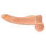 Мастурбатор-насадка Nature Skin 2in1 Extension+Masturbator Large, телесный - Фото №11