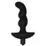 Вибростимулятор простаты Master Series Onyx Vibrating Silicone Anal Plug, черный - Фото №1