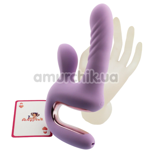 Вибратор с толчками Magic Motion Magic Duet, фиолетовый