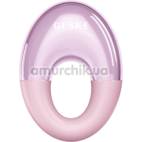 Массажер для глаз Geske Cool & Warm Eye Massager 7 in 1, светло-розовый - Фото №1