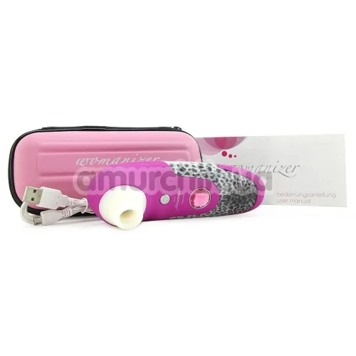 Симулятор орального сексу для жінок Womanizer W100, малиновий