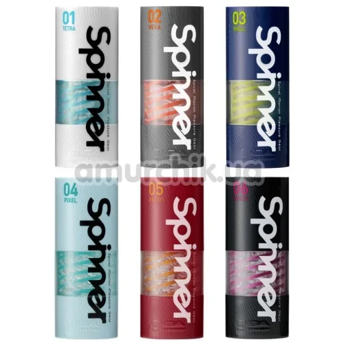 Мастурбатор Tenga Spinner Brick 06, прозрачный