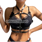 Портупея Star Night Leather Chest Harness Straps, черная - Фото №1