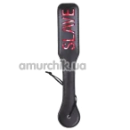 Шльопалка DS Fetish Paddle Slave, чорна - Фото №1