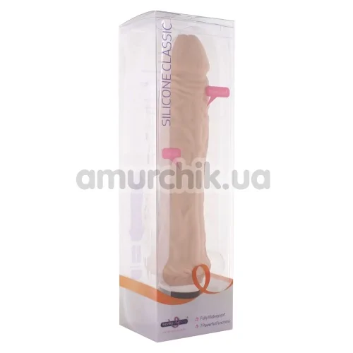 Вибратор Silicone Classic Large, телесный