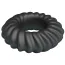 Эрекционное кольцо Crazy Bull Super Soft Silicone Fitz, черное - Фото №3