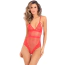 Боди X Marks The Spot Lace Teddy, красное - Фото №1