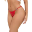 Трусики-стрінги Star Night Love Rhinestone Panties, червоні - Фото №3