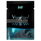 Возбуждающий гель с эффектом вибрации Intt Vibration Ice Tingling Effect Gel - мята, 2 мл - Фото №1