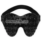 Маска Behave Luxury Fetish Love Is Blind Alligator Pattern, черная - Фото №1