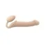 Безременевий страпон Strap-On-Me Silicone Bendable Strap-On L, тілесний - Фото №1