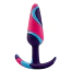 Анальная пробка Alume Silicone Aqua Anchor Plug L, фиолетово-розовая - Фото №1