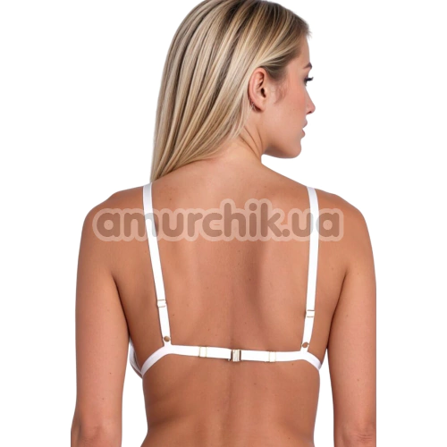 Комплект Passion Free Your Senses Anuvera Set, білий: бюстгальтер + трусики-стрінги