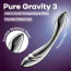 Фалоімітатор Satisfyer Pure Gravity 3, срібний - Фото №7