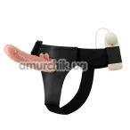 Страпон з вібрацією Ultra Passionate Harness 010025B, тілесний - Фото №1