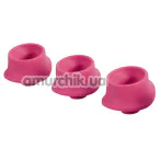 Набор насадок на симулятор орального секса для женщин Womanizer Premium, Classic (Size L), темно-розовый - Фото №1