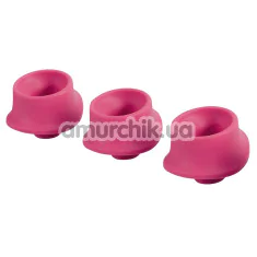 Набор насадок на симулятор орального секса для женщин Womanizer Premium, Classic (Size L), темно-розовый - Фото №1