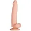 Фалоімітатор Purffect Silicone Deluxe Dong, 20 см тілесний - Фото №1