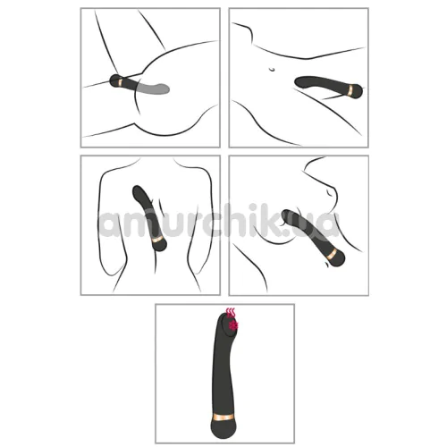 Вибратор для точки G с подогревом и охлаждением Hot n' Cold Vibrator, черный