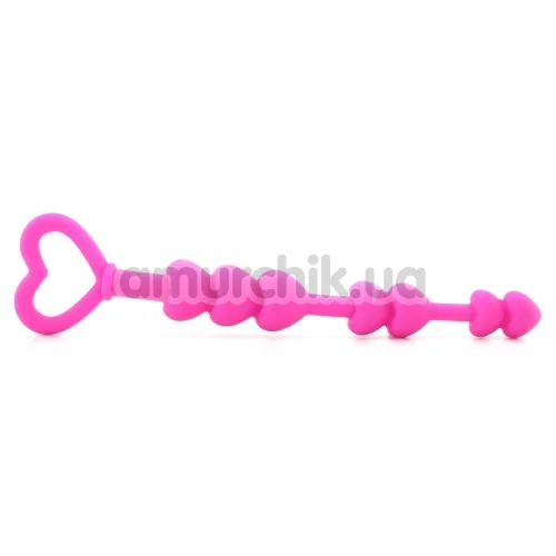 Анальний стимулятор Lia Love Beads, рожевий