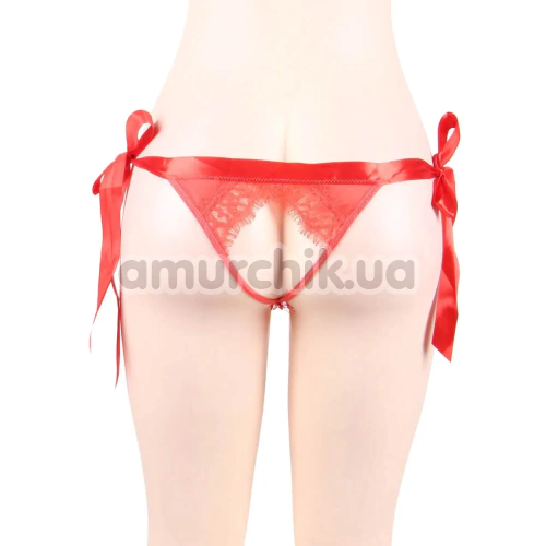 Трусики Star Night Sexy Lace-up, червоні