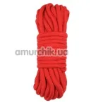 Мотузка Behave Luxury Fetish Bind Love Rope, червона - Фото №1