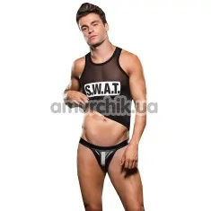 Костюм полицейского S.W.A.T. Jockstrap & Tank Set: трусы-джоки + майка - Фото №1