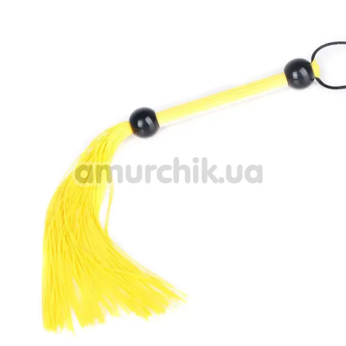 Флоггер DS Fetish Flogger Silicone Temperary М, желтый