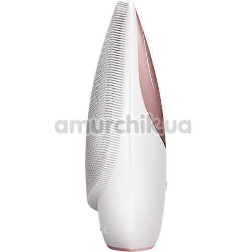 Ультразвуковая щетка для лица Geske Sonic Thermo Facial Brush 6 in 1, кремовая