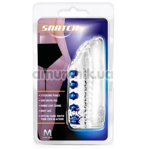 Мастурбатор Blush M For Men Snatch, прозорий