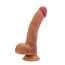 Фалоімітатор Dual-Layered Silicone Nature Cock LV4004, тілесний - Фото №4